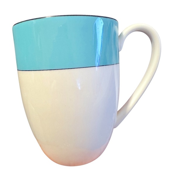 Kate Spade New York Rutherford Circle Turquoise Lenox 4 Piece Mug Set - Picture 7 of 7